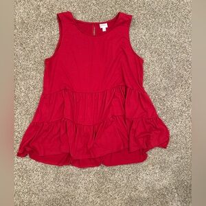 NWT LuLaRoe Eliana Tiered Tank | Size: Large